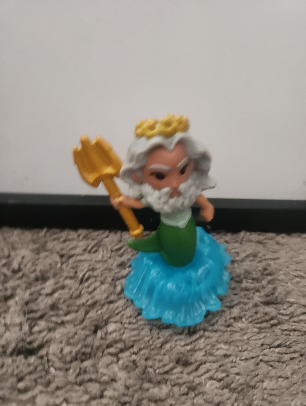 Disney The Little Mermaid McDonald's Happy Meal Toy #3 KING TRITON - 2022